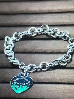 Tiffany & Co. Silver Heart Tag Bracelet